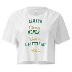 Ladies Festival Cali Crop Top Tee