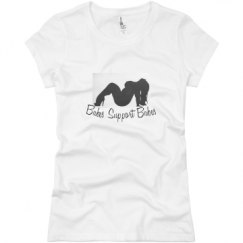 Ladies Slim Fit Basic Promo Jersey Tee