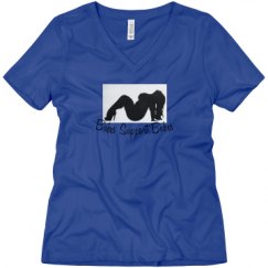 Ladies Relaxed Fit V-Neck Tee