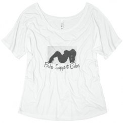 Ladies Flowy Slouchy Tee