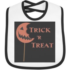 Infant Contrast Trim Bib