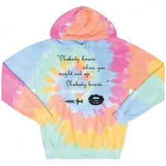 Unisex Tie-Dye Fleece Hoodie