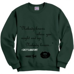 Unisex Film and Foil Crewneck Sweatshirt