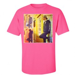 Unisex Ultra Cotton Safety Neon Crewneck Tee