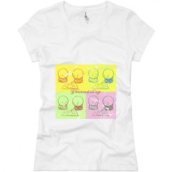 Ladies Slim Fit Basic Promo Jersey Tee