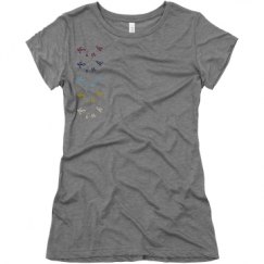 Ladies Slim Fit Super Soft Triblend Tee