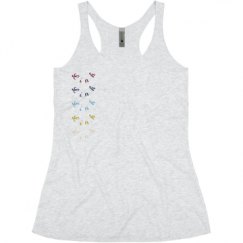 Ladies Slim Fit Super Soft Racerback Triblend Tank