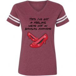 Ladies Relaxed Fit Vintage Sports Tee