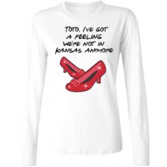 Ladies Relaxed Fit Basic Long Sleeve Tee