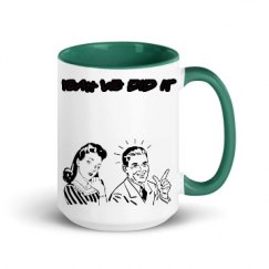 15oz Ceramic Mug with Color Inside