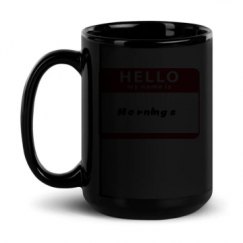 15oz Black Glossy Mug