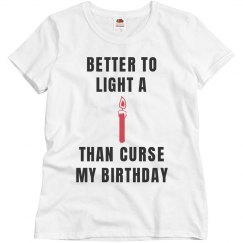 Better to light a candle 