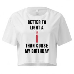 Ladies Festival Cali Crop Top Tee