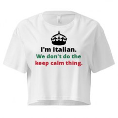 Ladies Festival Cali Crop Top Tee