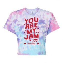 Women's Tie Dye Crop Top Tee