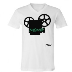 Unisex V-Neck Jersey Tee