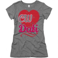 Ladies Slim Fit Super Soft Triblend Tee