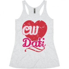 Ladies Slim Fit Super Soft Racerback Triblend Tank