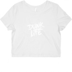 Ladies Slim Fit Crop Top Tee