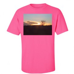 Unisex Ultra Cotton Safety Neon Crewneck Tee