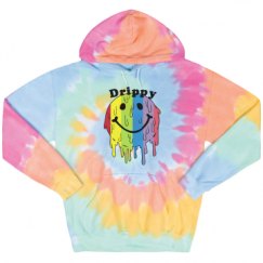 Unisex Tie-Dye Fleece Hoodie