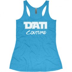 Ladies Slim Fit Super Soft Racerback Triblend Tank