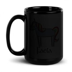 15oz Black Glossy Mug