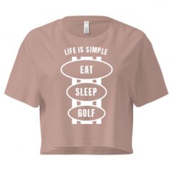 Ladies Festival Cali Crop Top Tee