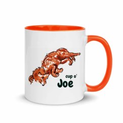 11oz Ceramic Mug with Color Inside