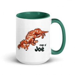 15oz Ceramic Mug with Color Inside