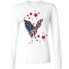 Ladies Relaxed Fit Basic Long Sleeve Tee