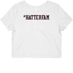 Ladies Slim Fit Crop Top Tee