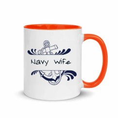 11oz Ceramic Mug with Color Inside