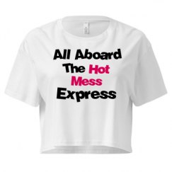 Ladies Festival Cali Crop Top Tee