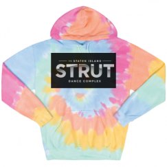 Unisex Tie-Dye Fleece Hoodie