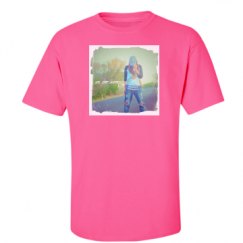 Unisex Ultra Cotton Safety Neon Crewneck Tee