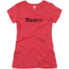 Ladies Slim Fit Super Soft Triblend Tee