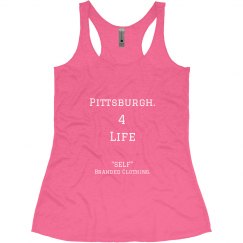 PGH 4 Life Pink White Tank