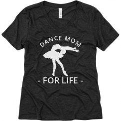 Ladies Relaxed Fit Super Soft Triblend V-Neck Tee