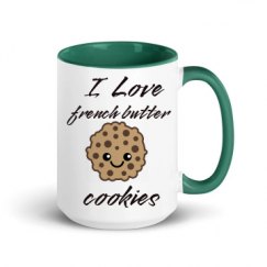 15oz Ceramic Mug with Color Inside