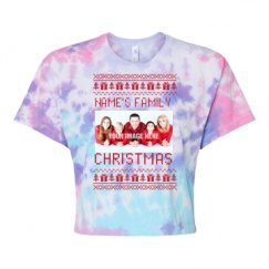Women's Tie Dye Crop Top Tee