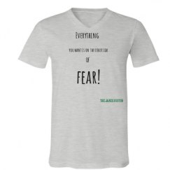 Unisex V-Neck Jersey Tee