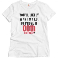 Need i.d to prove age