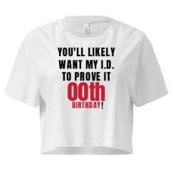 Ladies Festival Cali Crop Top Tee