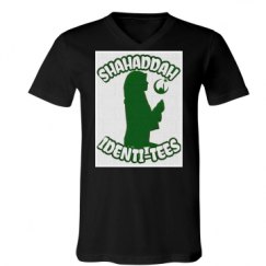 Unisex V-Neck Jersey Tee