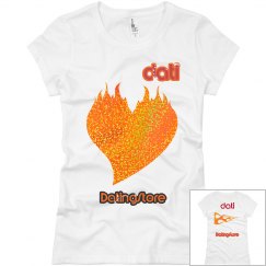 CW DATI GLITTER ORANGE FLAME SLIM FIT