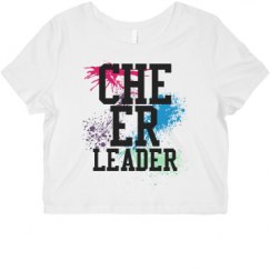 Ladies Slim Fit Crop Top Tee