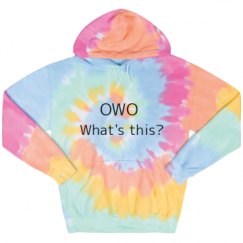 Unisex Tie-Dye Fleece Hoodie