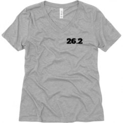 Ladies Relaxed Fit V-Neck Tee