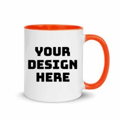 11oz Ceramic Mug with Color Inside
